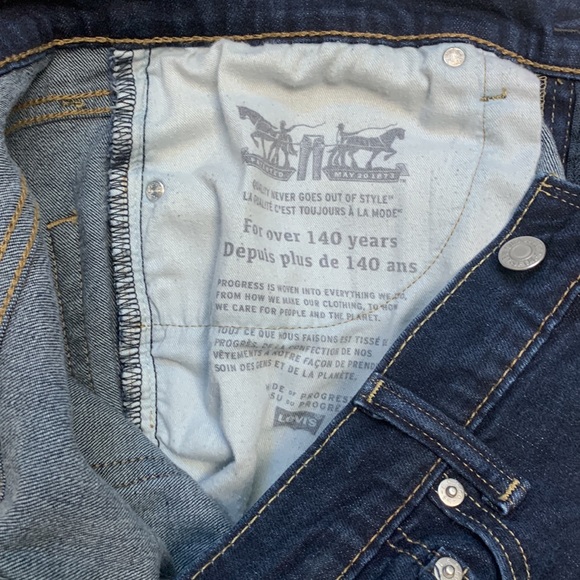 Levi’s Dark Wash 511 Red Tab Men’s Jeans 34 x 30 - Picture 4 of 7